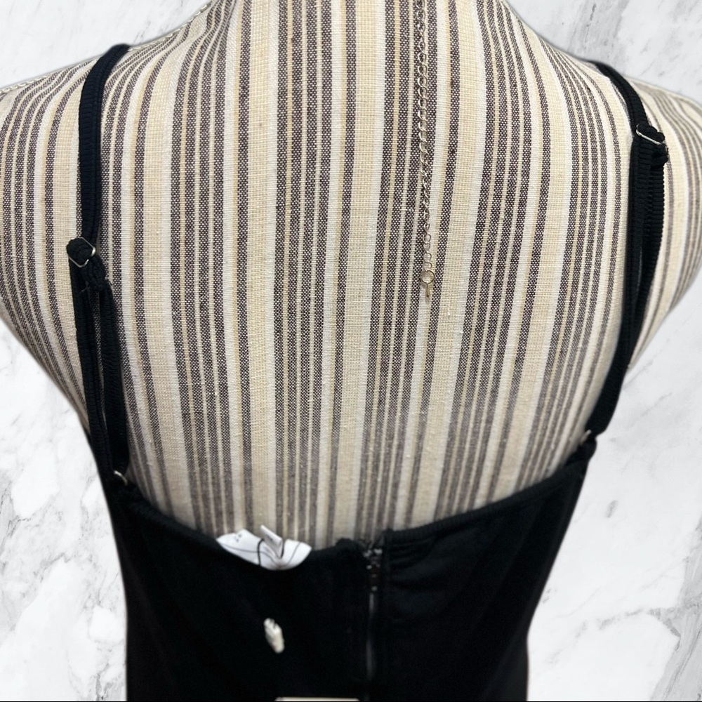 🆕 BLACK RIBBED DRESS - Picture 10 of 10